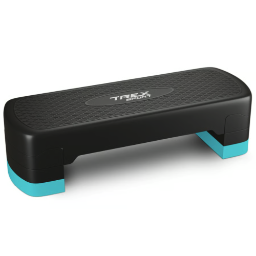 Купить Степ платформа  Trex Sport TX-030AS 3-уровневая черно-голубая в Киеве - фото №1